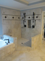 Johns Creek custom showers, tiles installation