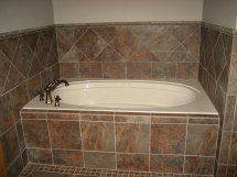 Roswell bathroom remodeling, tiles installation